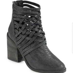 Free People Distressed Leather Carrera Boots